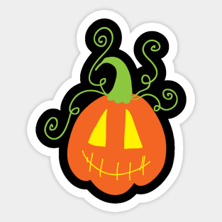 Cute Jack o' Lantern Sticker